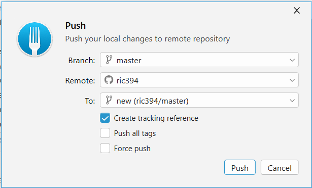 push to remote